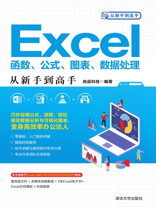 Cover image for Excel函数、公式、图表、数据处理从新手到高手